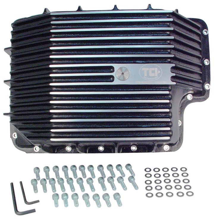 Max-Cool Aluminum Deep Transmission Pan Ford E40D/4R100