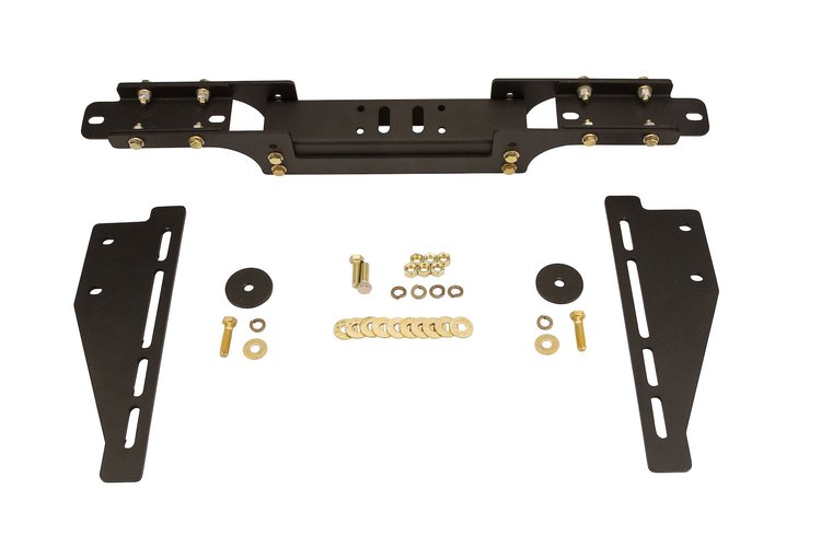 Steel Transmission Crossmember 1975-1981 GM F-Body (All) Transmissions  - Adjustable 3-Axle Modular Design