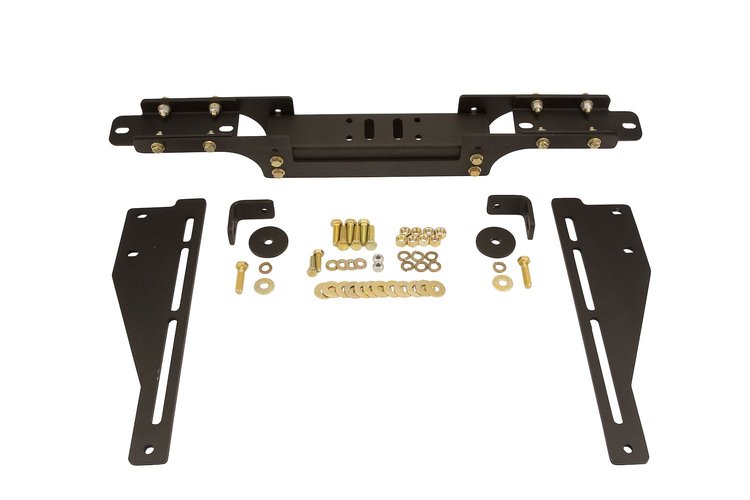 Steel Transmission Crossmember 1975-1981 GM F-Body w/ TCI 6X, 4X and GM 4L80E - Adjustable 3-Axle Modular Design