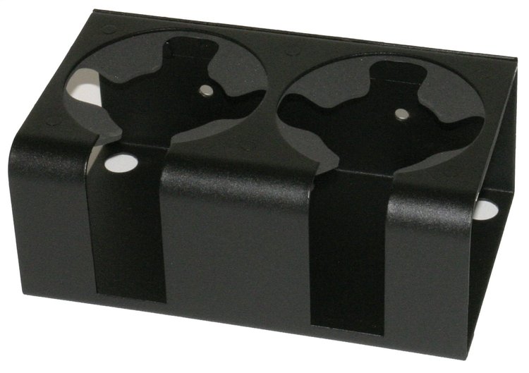 034-01 Cup Holder, Dual, Black