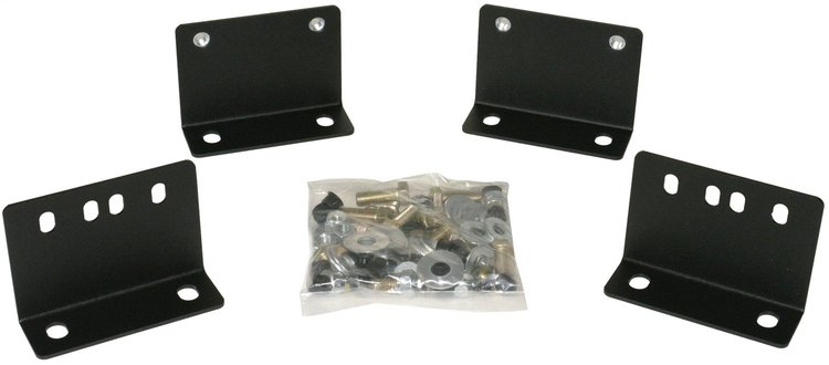 078-01 Security Drawer Mounting Kit, 2003-2006 Jeep Wrangler, Black, For Use w/PN[130]
