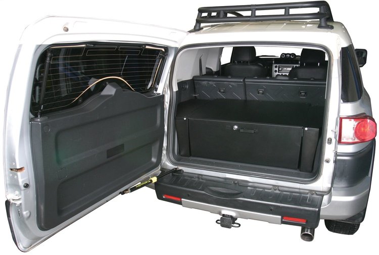 145-01 Security Drawer, 2007-2014 Toyota FJ Cruiser, Black