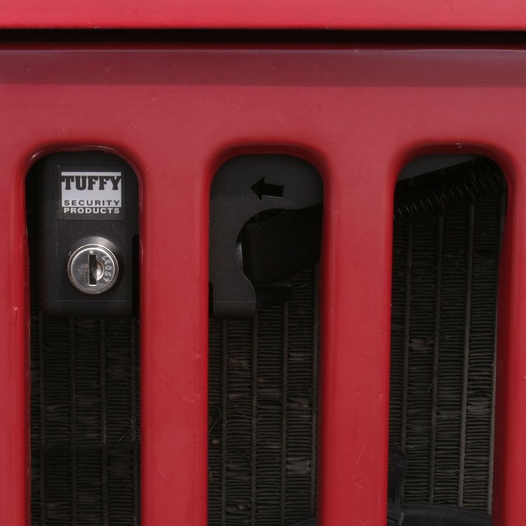 295-01 Hood Lock, 1987-1995 Jeep Wrangler, Black