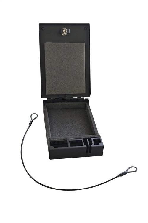 300-01 Portable Travel Safe, Black, 1500 lb. Test Security Cable Included