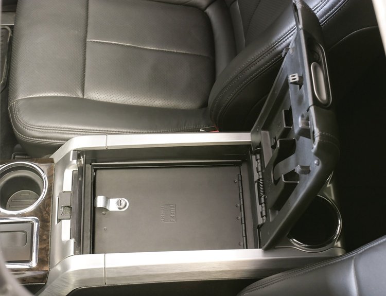 315-01 Security Console Insert, 2009-2014 Ford F-150, For Use w/Flow Through Center Console