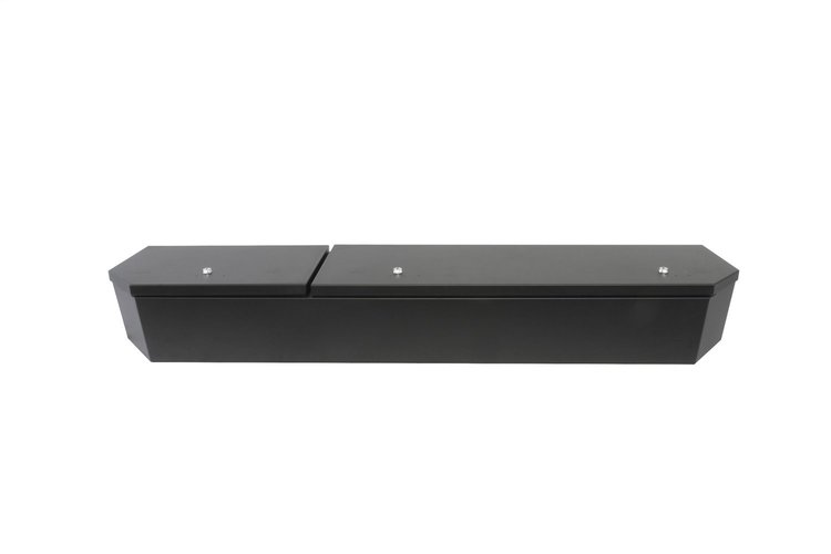 316-01 Compact Underseat Lockbox, Select Ford F-250/F-350/F-450/F-550 Super-Duty, Black, Under Rear Seat