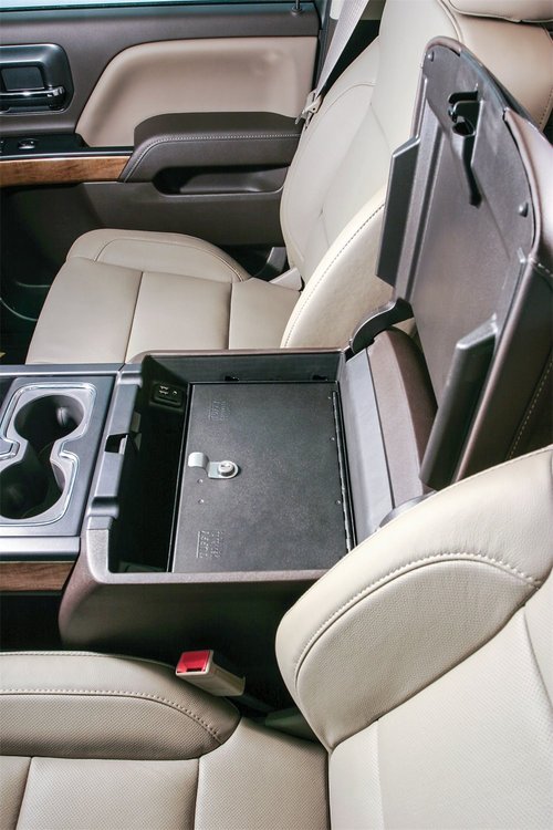 320-01 Security Console Insert, Select GM 1500/2500/3500 Truck/SUV, Black