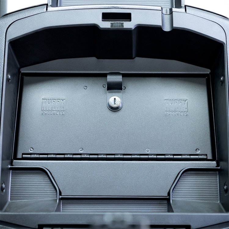 321-01 Security Console Insert, Select Dodge Ram 1500/2500/3500, Black, For Use w/Fixed Floor OEM Console