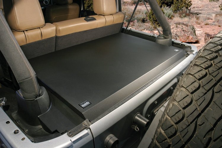 326-01 Deluxe Cargo Enclosure, 2018-2018 Jeep Wrangler JK, 2011-2017 Jeep Wrangler, US Patent No. 8256819