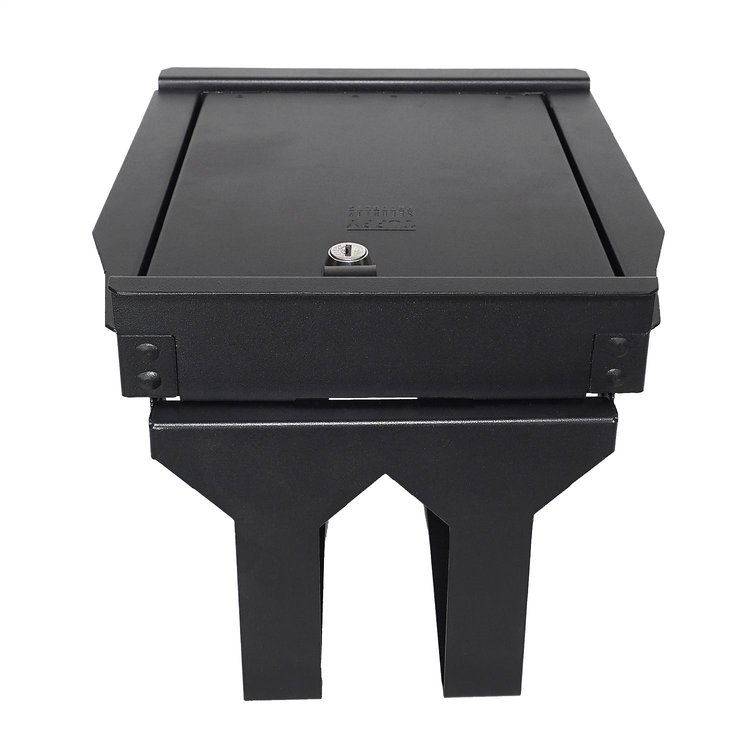 376-01 Security Console Insert, Select Ford F-150, Black, w/ Flow-Thru Console