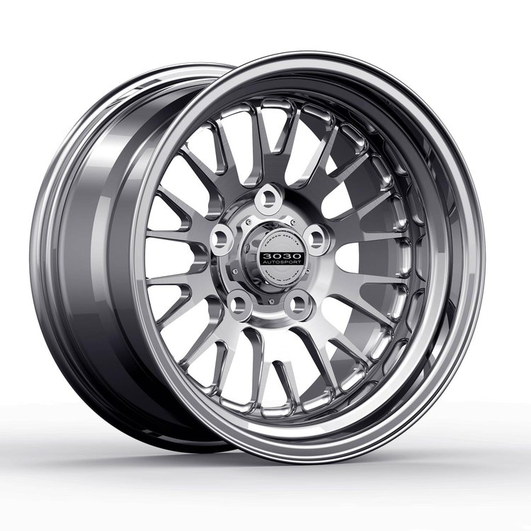 Legend Non-Beadlock Wheel, Size: 15x7", Bolt Pattern: 5x4.75", Backspace: 4" [Polished]
