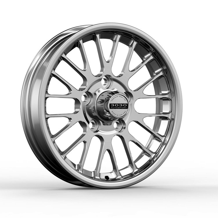 Legend Non-Beadlock Wheel, Size: 15x3.5", Bolt Pattern: 5x4.75", Backspace: 1.750" [Polished]
