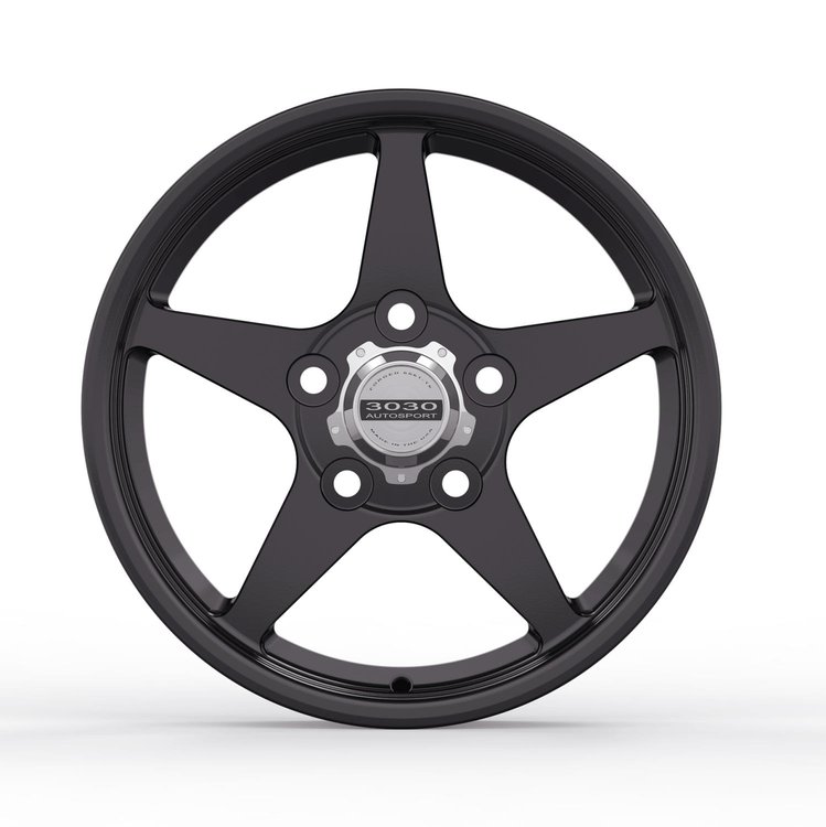 Launch Non-Beadlock Wheel, Size: 15x3.5", Bolt Pattern: 5x4.5", Backspace: 1.750" [All Black]