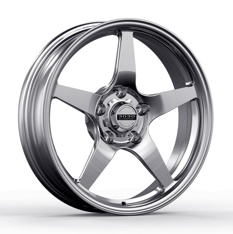 Launch Non-Beadlock Wheel, Size: 17x4.5", Bolt Pattern: 5x4.75", Backspace: 1.800" [Polished]