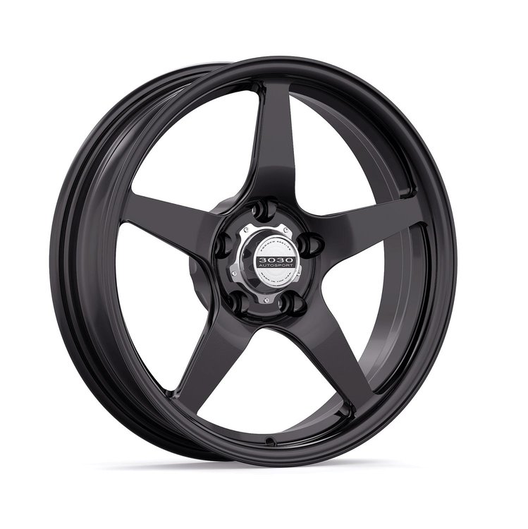 Launch Non-Beadlock Wheel, Size: 17x4.5", Bolt Pattern: 5x4.75", Backspace: 1.800" [All Black]