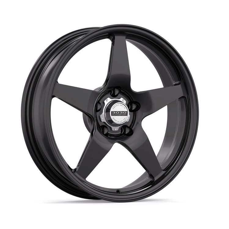 Launch Non-Beadlock Wheel, Size: 18x5", Bolt Pattern: 5x4.75", Backspace: 2" [All Black]