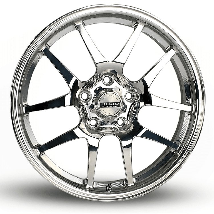 MACH-10 Non-Beadlock Wheel, Size: 18x5", Bolt Pattern: 5x115 mm, Backspace: 2" [All Black]