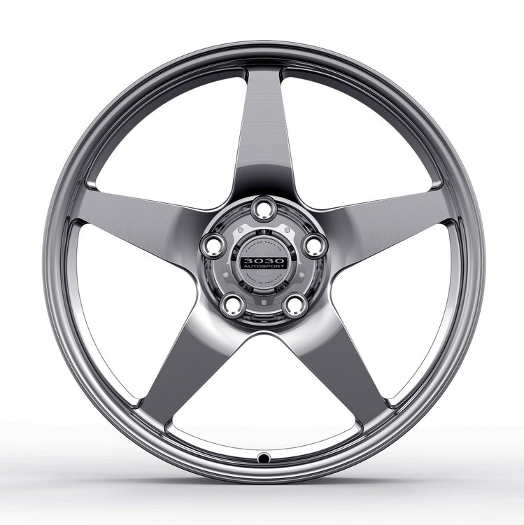 Launch Non-Beadlock Wheel, Size: 18x5", Bolt Pattern: 5x4.75", Backspace: 2.500" [Polished]