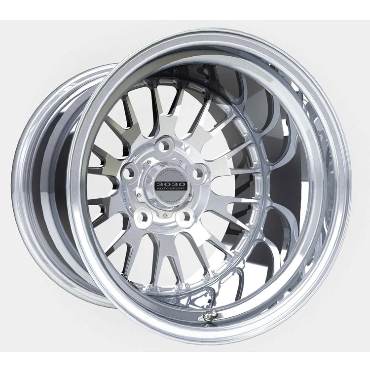 Drag Ops Legend Wheel [Size: 17"x10"] 5 x 4.75" Bolt Pattern, Polished Finish for 2006-2013 Chevy Corvette C6/Z06