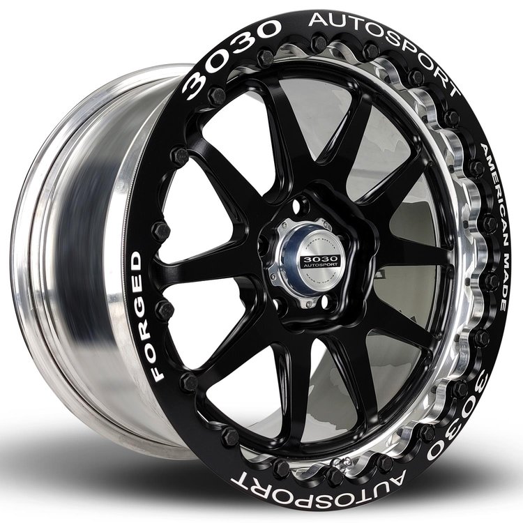 MACH-10 Single-Beadlock Wheel, Size: 17x10", Bolt Pattern: 5x4.75", Backspace: 7" [Polished]