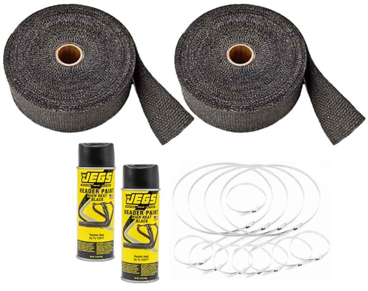 Black Graphite Header Wrap Kit