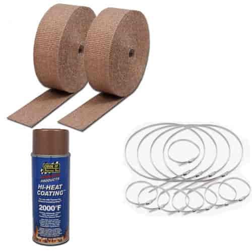 Header Wrap Kit Kit Includes: 2 Thermo Tec Header Wrap Rolls