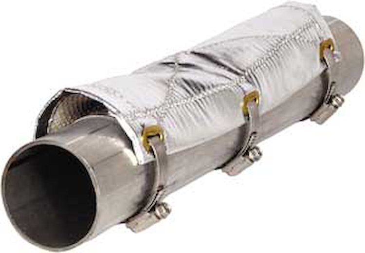 Clamp-On Heat Shield 4" x 1'