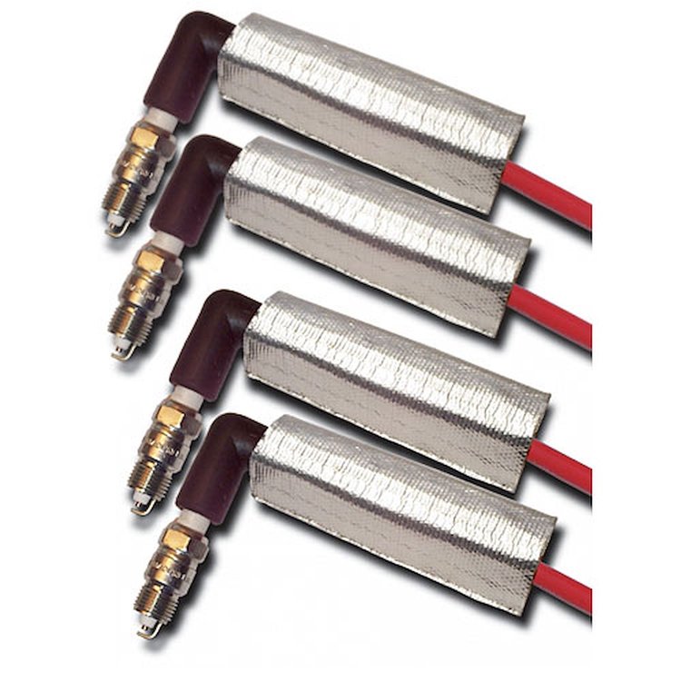 Spark Plug Wire Heat Shield 6" X 2-1/2" 4/pkg