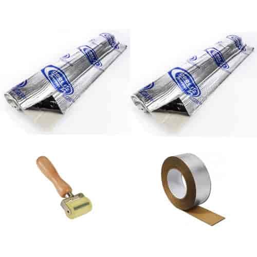 Sound & Heat Barrier Kit Includes: 2 Suppressor Acoustical & Heat Control Mats (24" x 36")