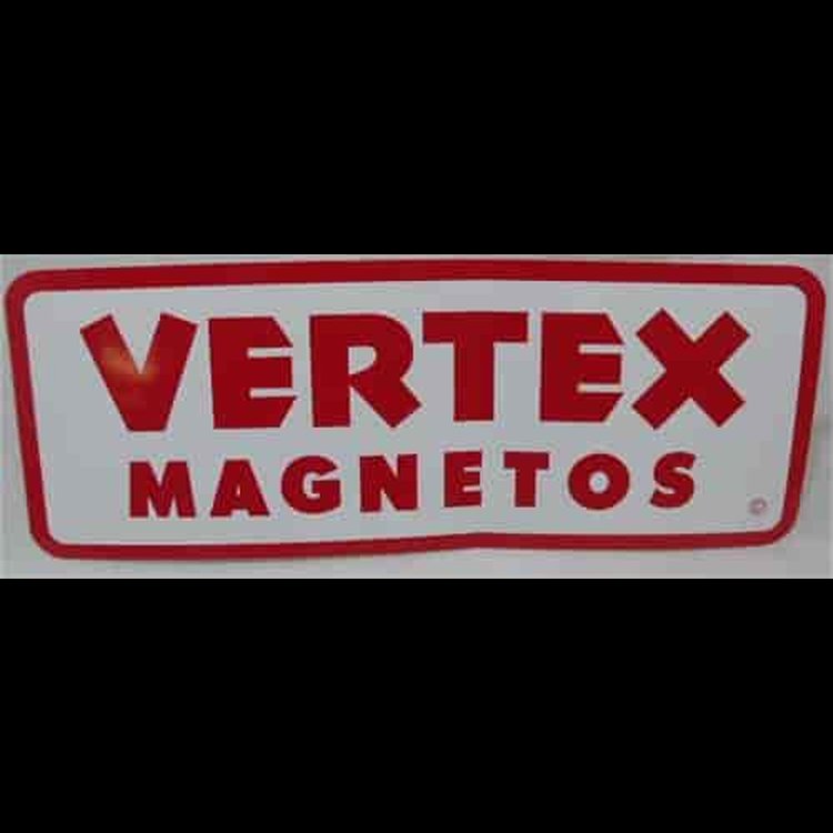 Vertex Magnetos Decal 1.6875 in. x .875 in.