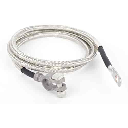 Diamondback Shielded Battery Cable 48" Length, Heavy Duty 4 Gauge