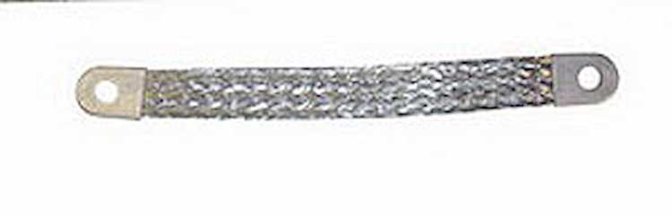 4-Gauge Grounding Strap Length: 8"