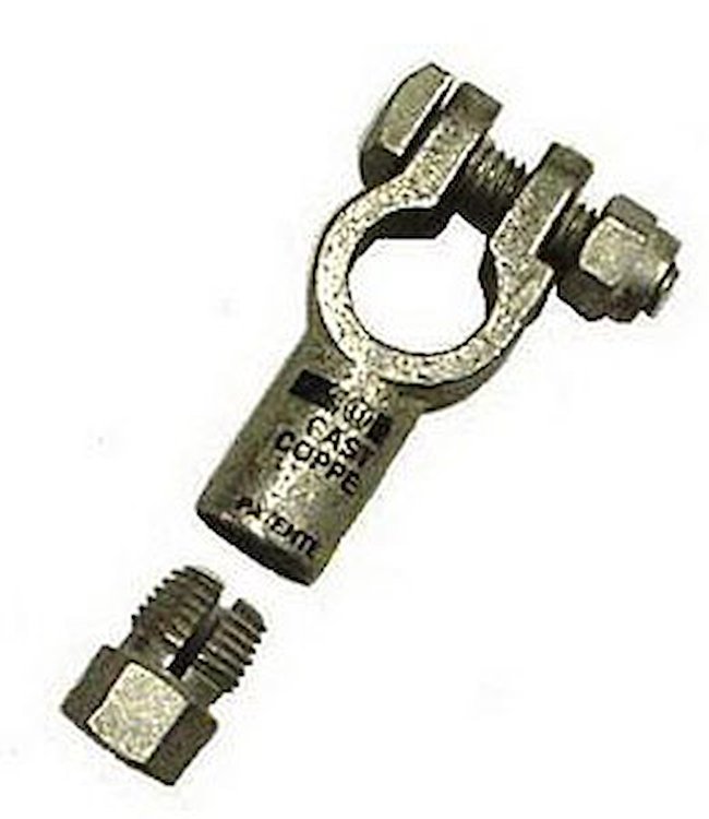Battery Terminal Kit 2 Gauge Brass Connector