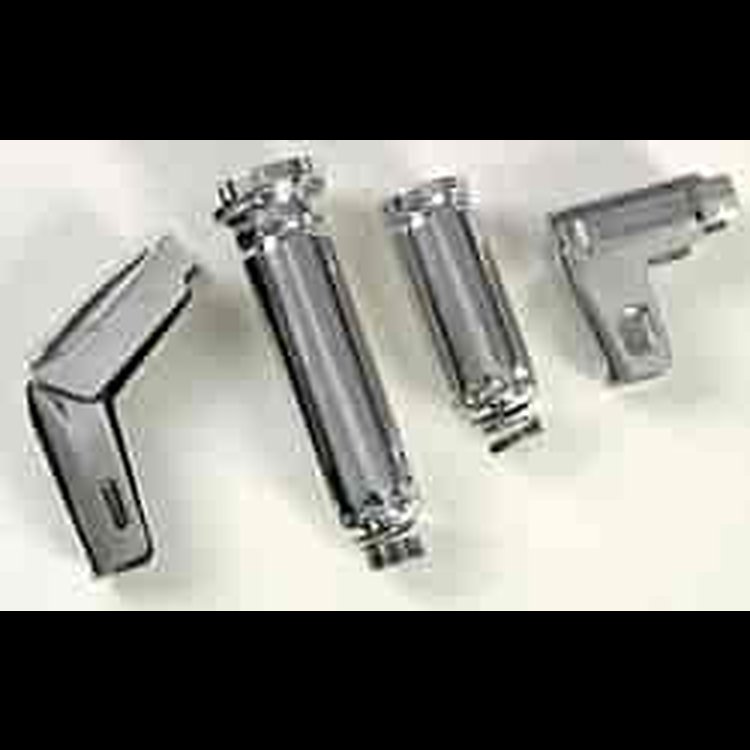 Spark Plug Heat Shield Protectors 90º Boots, Polished Aluminum
