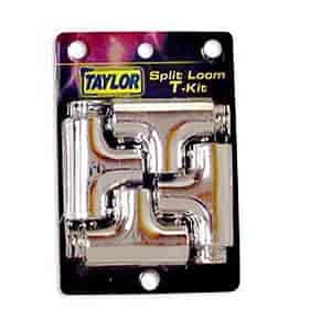 Split Loom T-Kit For 1/2" Convoluted Tubing