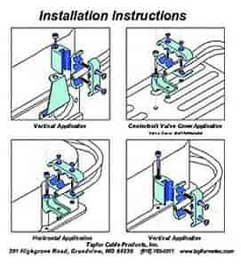V6 Horizontal Wire Loom Kit (4) 3-Wire, (2) 2-Wire
