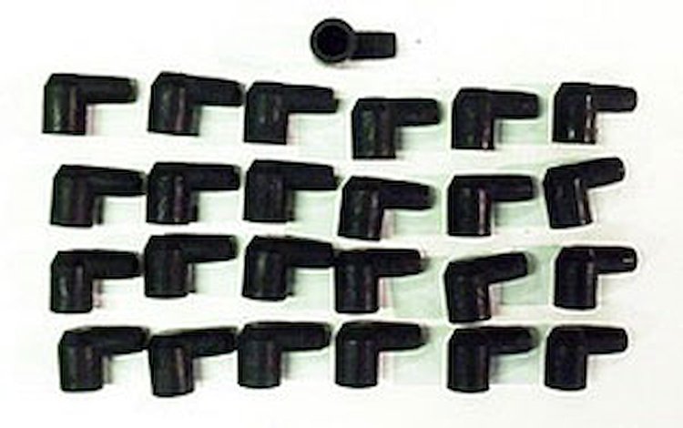 Coil Nipples Socket Style, 90 Degree