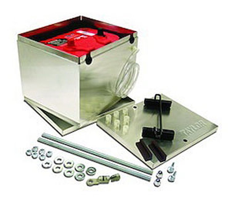 Aluminum Battery Box 11.25" L x 9.5" W x 8.75" H
