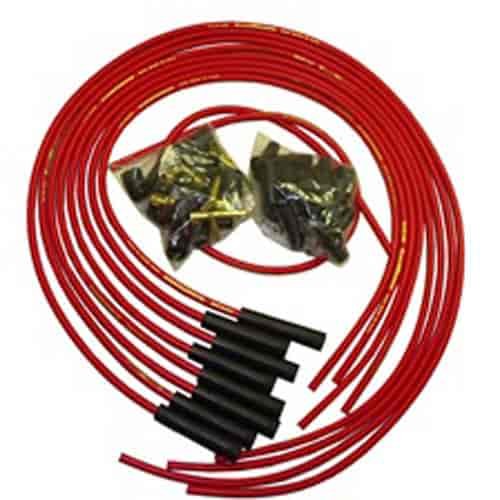Street Thunder Ignition Wire Set Universal 8 cyl. 180 Deg. Red