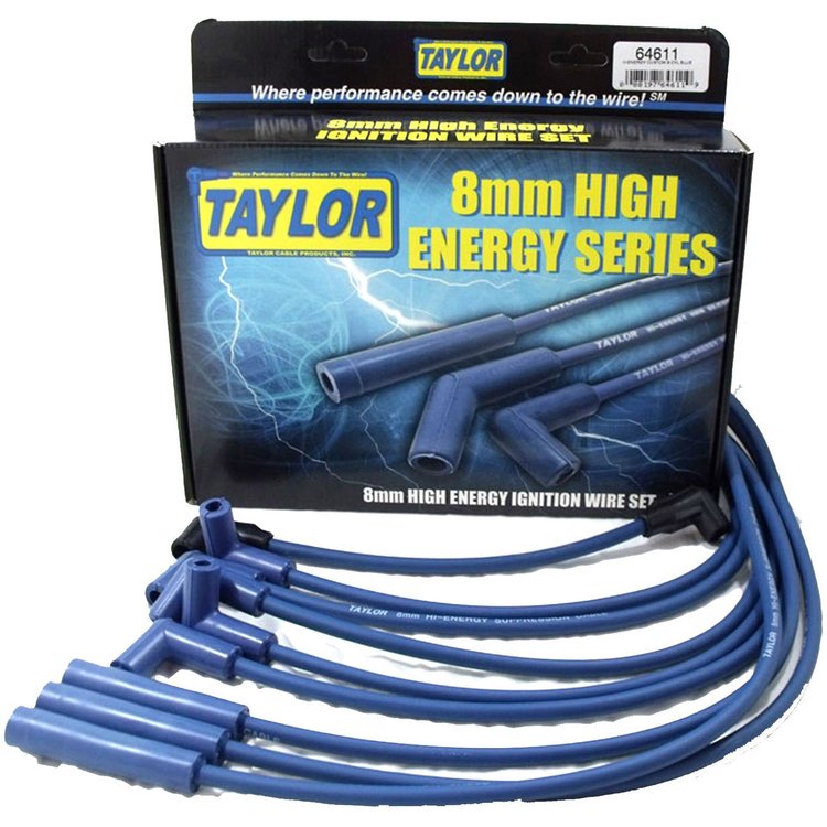 High Energy 8mm Spark Plug Wire Set 1987-1993 GM V8 5.0/5.7L