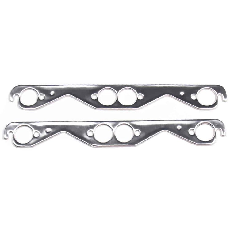 Seal-4-Good Round Port Header Gasket Set Small Block Chevy V8 265-400