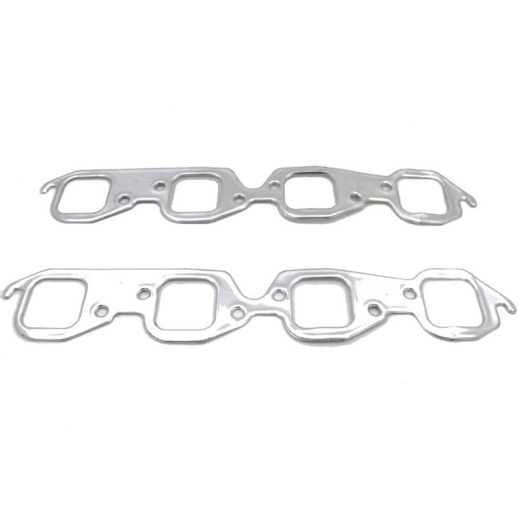 Seal-4-Good Square Port Header Gasket Set Big Block Chevy V8 396-454
