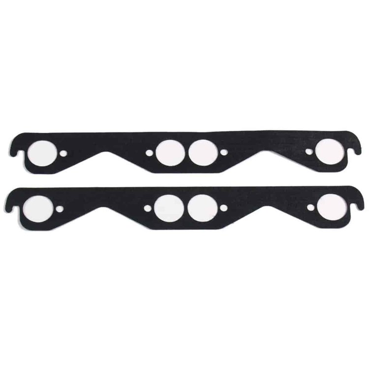 XX Carbon Round Port Header Gasket Set Small Block Chevy V8 265-400