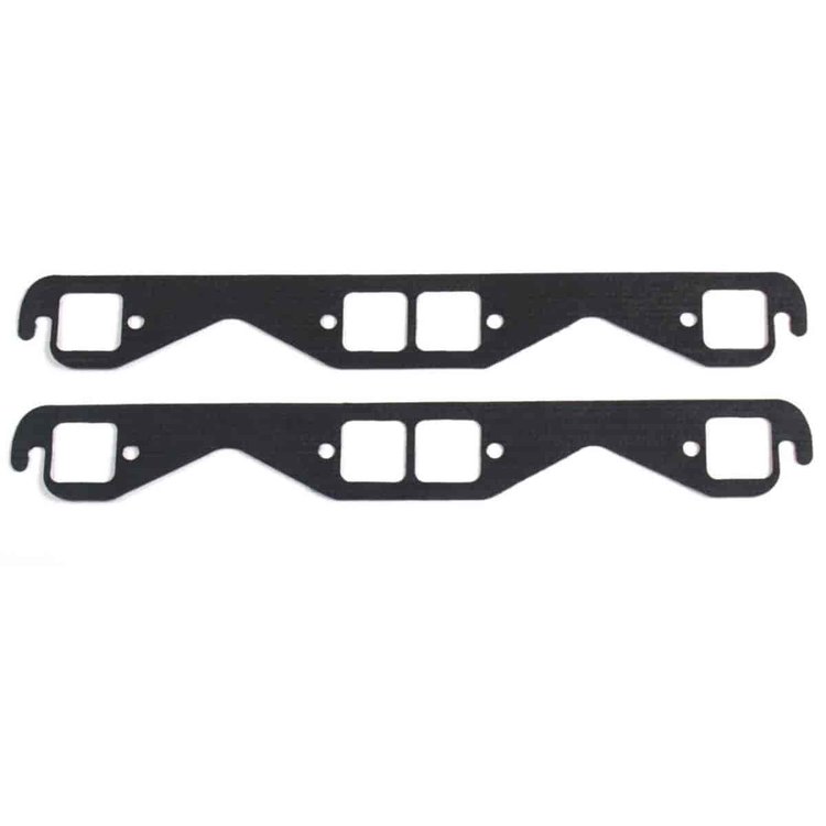 XX Carbon Square Port Header Gasket Set Small Block Chevy V8 265-400