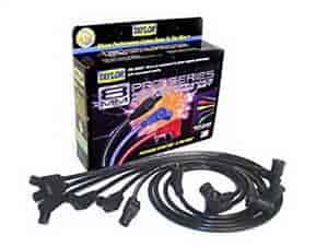 8mm Spiro Pro Ignition Wire Set Custom Fit Black 6 cyl.