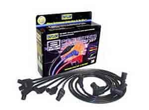 8mm Spiro Pro Ignition Wire Set Custom Fit Black 12V