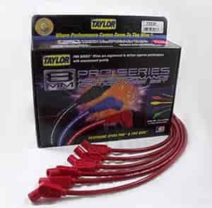 8mm Spiro Pro Ignition Wire Set Custom Fit 6 cyl. Red
