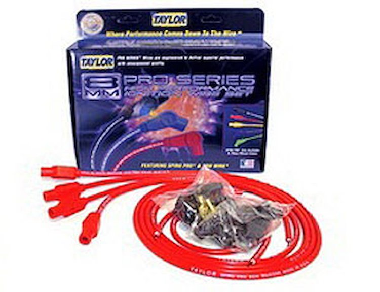 Spiro Pro 8mm Spark Plug Wires Universal Fit, 4 cyl