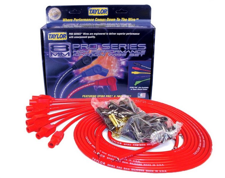Spiro Pro 8mm Spark Plug Wires Universal Fit, 8 cyl