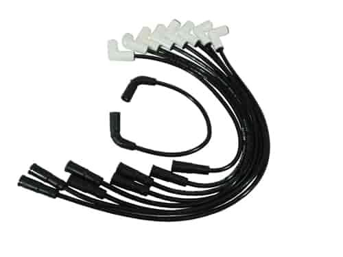 Spiro Pro Ignition Wire Set 8 mm. Ceramic Boot Wire Set 90 deg. Black